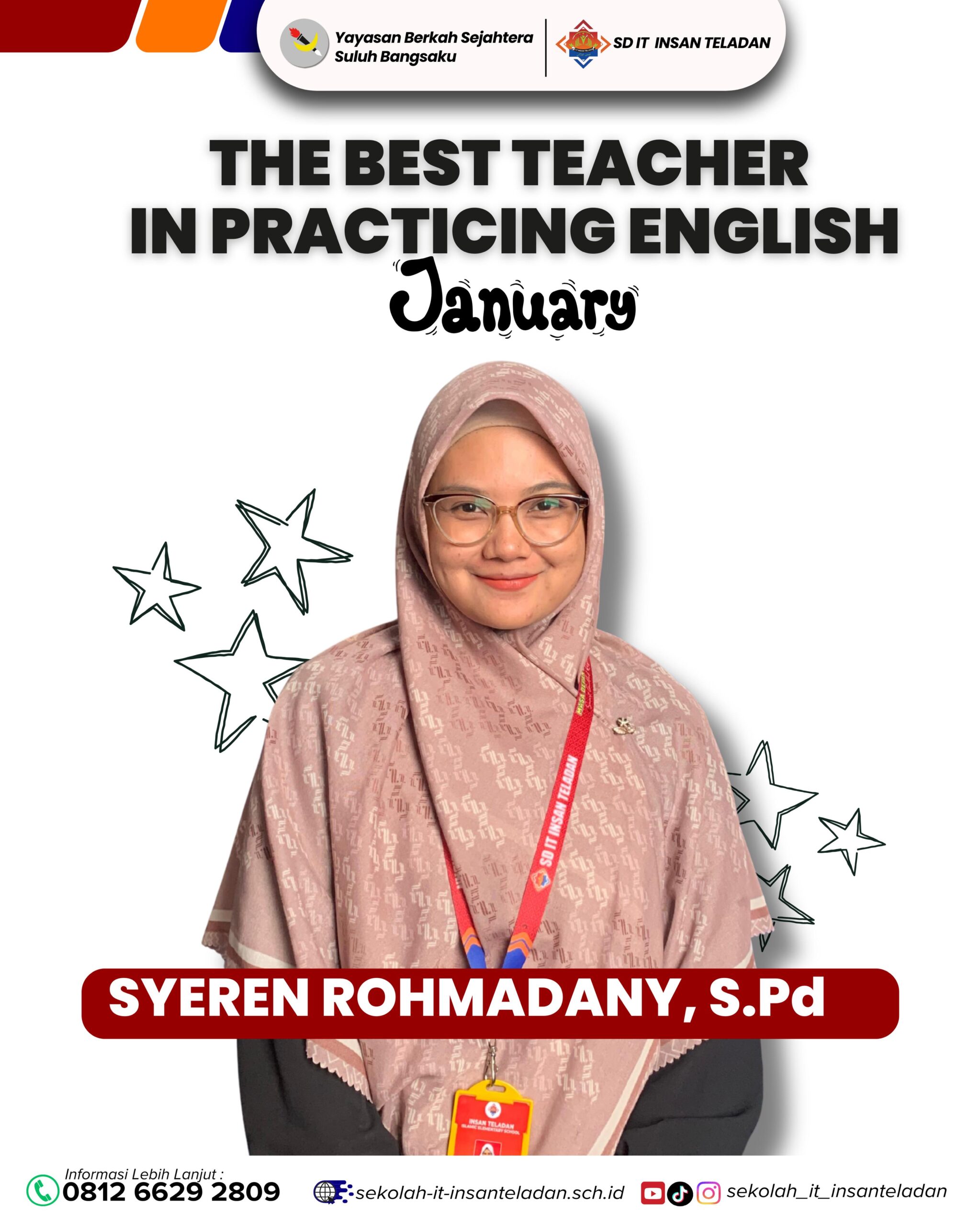 the top teacher in january