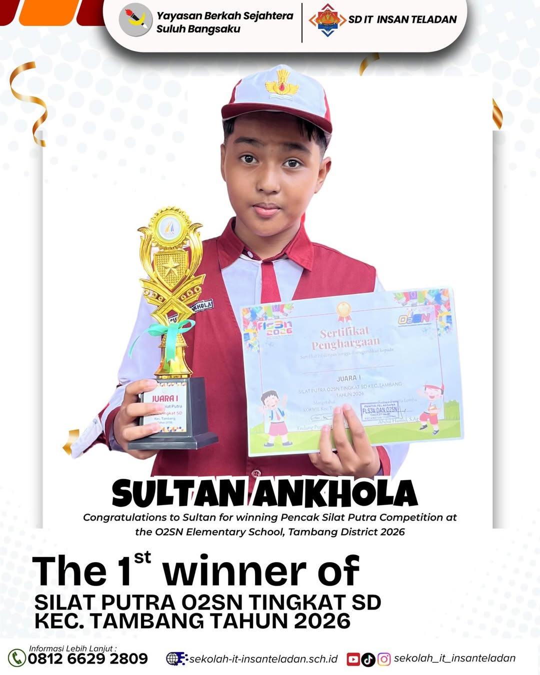 CONGRATULATIONS TO THE WINNER