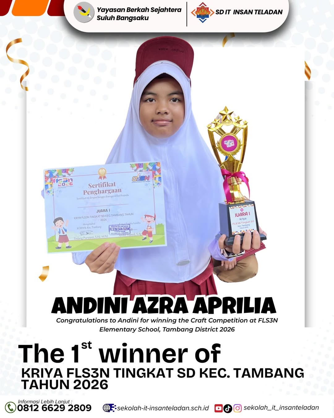 CONGRATULATIONS TO THE WINNER