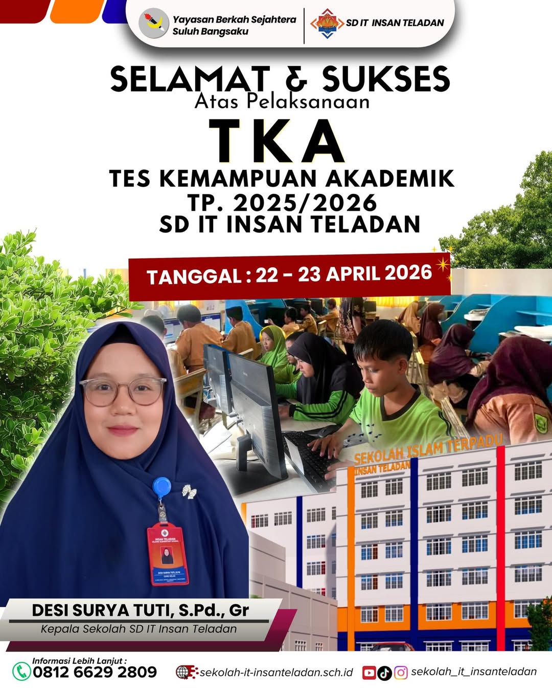 SELAMAT MELAKSANAKAN TKA ANANDA INSTEL