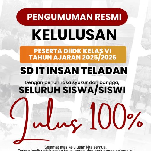 SELAMAT KEPADA PESERTA DIDIK KELAS 6