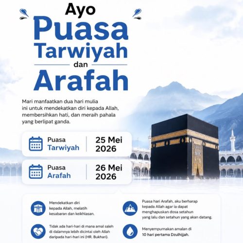 AYO PUASA TARWIYAH & ARAFAH