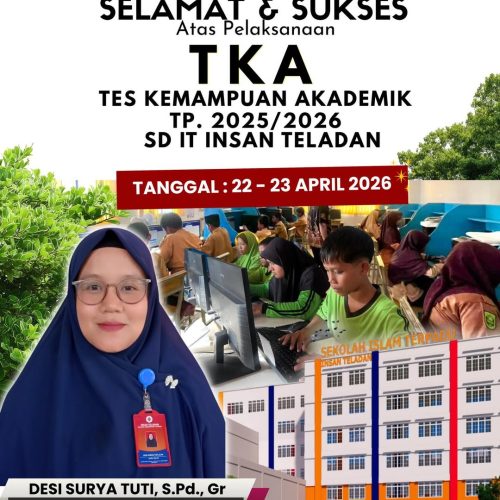 SELAMAT MELAKSANAKAN TKA ANANDA INSTEL