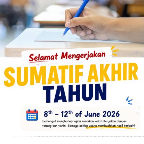 SELAMAT MELAKSANAKAN SUMATIF AKHIR TAHUN
