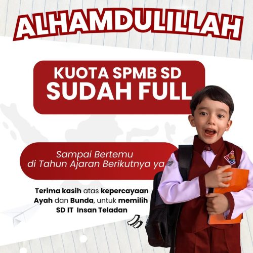 KUOTA SD SUDAH FULL