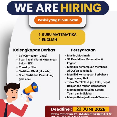 WE ARE HIRING